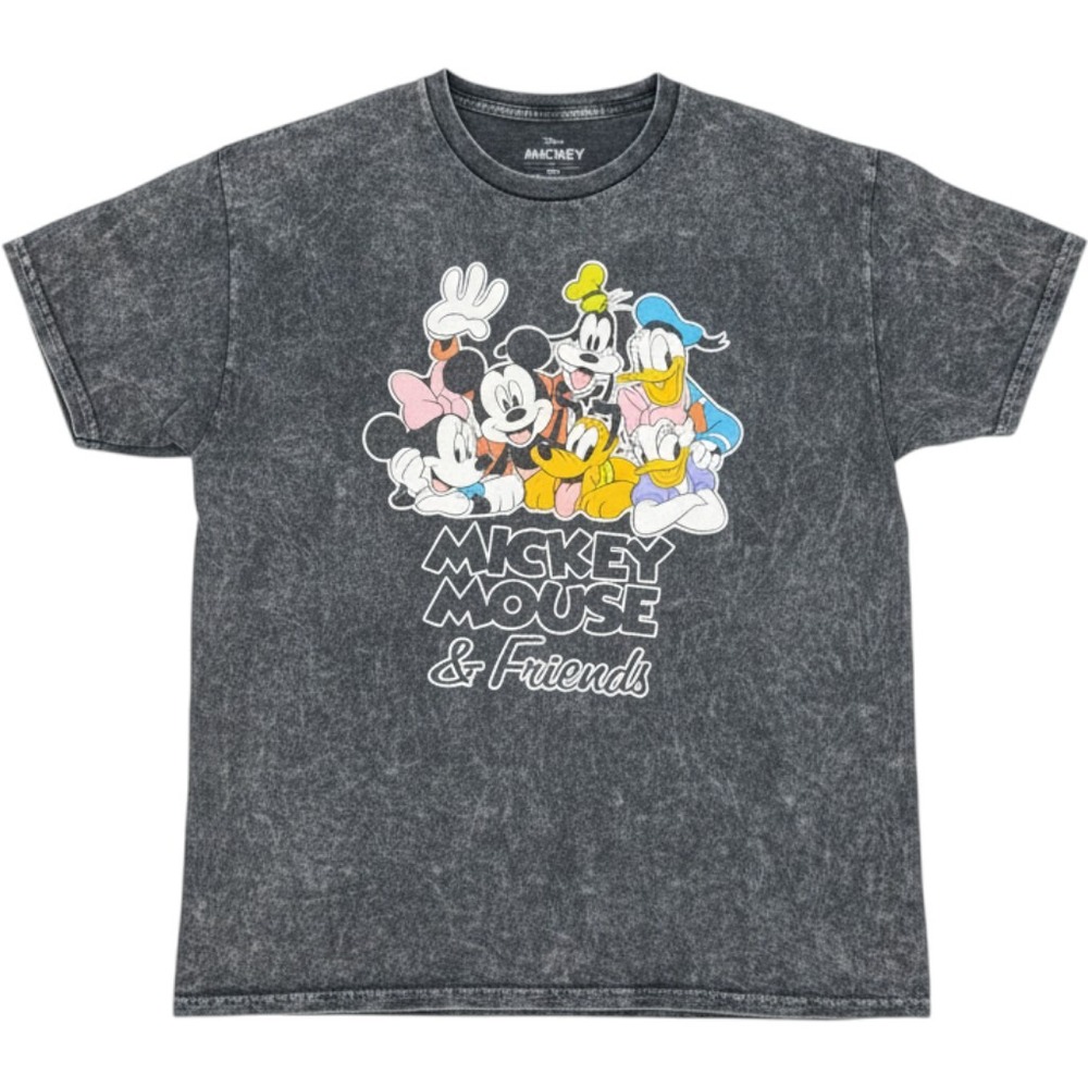 Disney Mickey & Friends acid wash tee Large vintage look